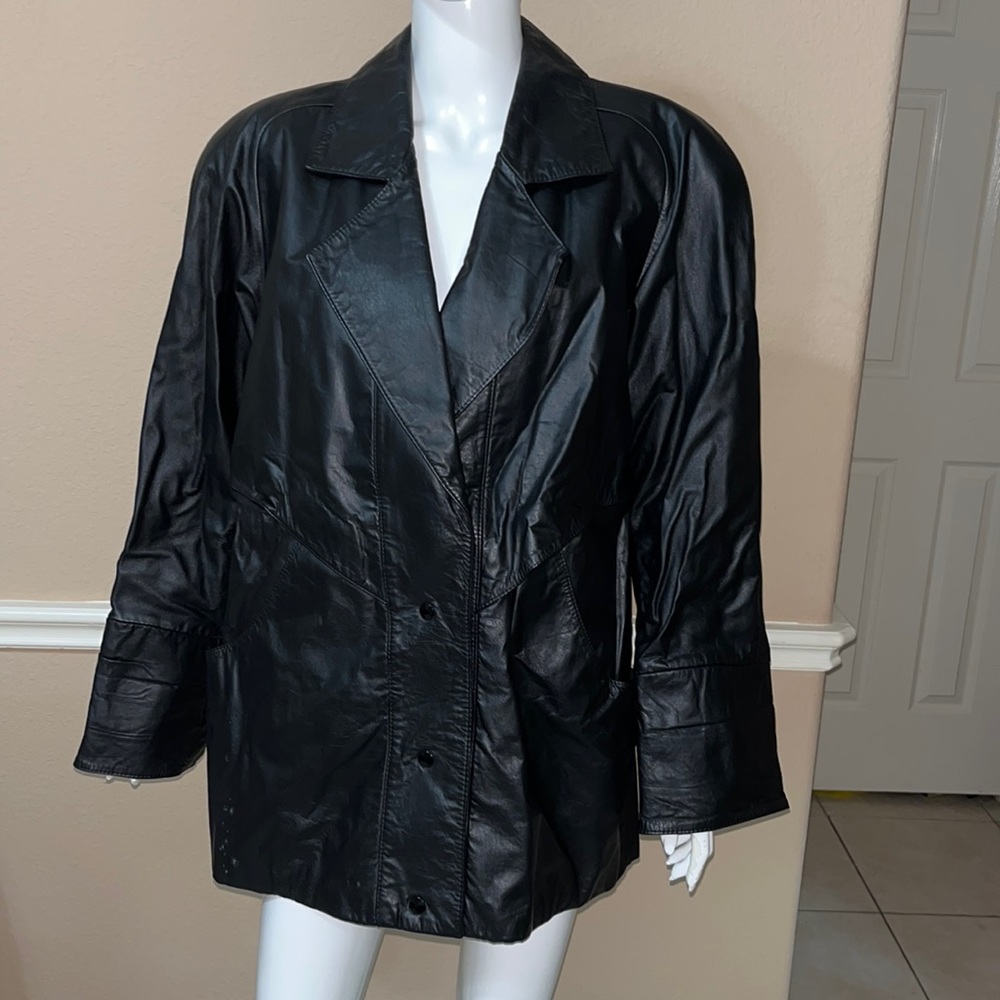 VINTAGE Chiche Farrace Leather Jacket